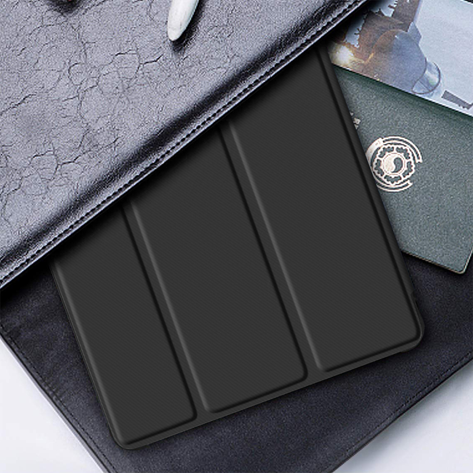 Trifold Sleep/Wake Smart Case & Stand for Samsung Galaxy Tab S6 - Black